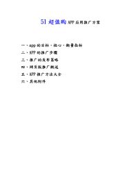 51超值购推广方案