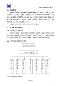 幼儿园教学楼应急预案施工方案0827