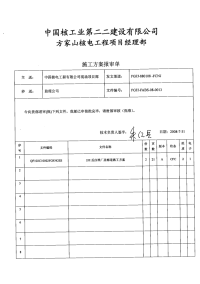 fgfj-880108-fcnj《1rx反应堆厂房廊道施工方案》a cfc