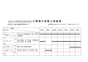 [说明]周计划施工进度表