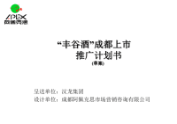 成都阿佩克思-丰谷酒成都上市推广方案