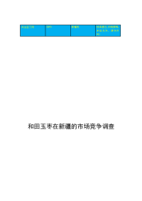 和田枣营销推广方案