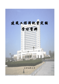 山东省2003消耗量定额解释(学习资料)