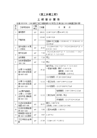 工艺楼清单计价工程量计算书