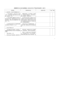 新疆维吾尔自治区建筑施工企业安全生产状况评估标准试行