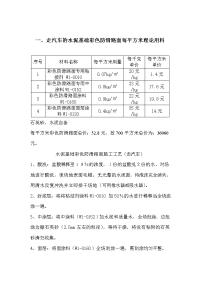 彩色防滑路面报价单和施工工艺20140331