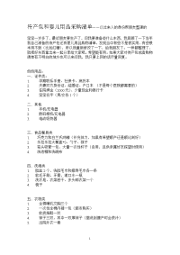 待产包和婴儿用品采购清单