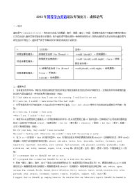 2013年同等学力英语语法专项复习：虚拟语气