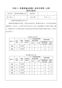 圆端形墩模板安装技术交底