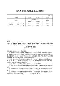 山东省建筑工程消耗量定额文件下载