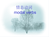 高三英语语法复习课件-情态动词