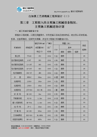 白加黑工艺道路施工组织设计（二）