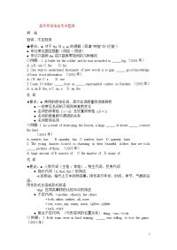高考英语语法考点整理