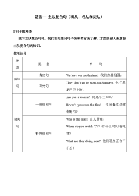 伟卓新教育英语语法讲义