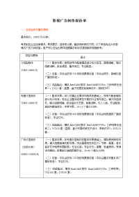 影视广告制作报价单.doc