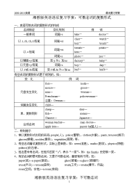 九年级英语语法学案