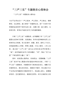 “三严三实”专题教育心得体会_0