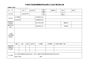 中国科学院昆明植物研究所应聘人员基本情况登记表