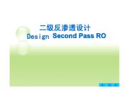 二级反渗透系统设计