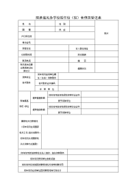 陕西省民办学校拟任校（院）长信息登记表