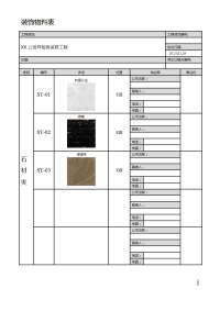 公寓精装修及水电工程预算书