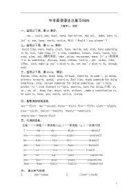 中考英语语法总复习归纳