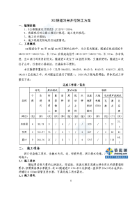 福建隧道工程洞身开挖施工方案