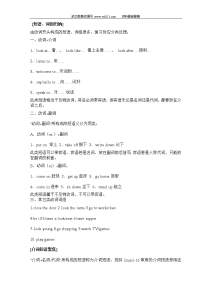 《强烈推荐,绝对》初中英语语法。短语,词组大汇总5278109