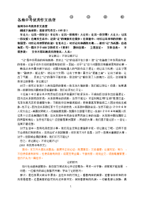 各地中考优秀作文选登