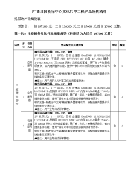 广德县招投标中心文化共享工程产品采购清单