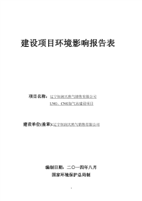 恒润lng、cng建设项目环境影响报告书