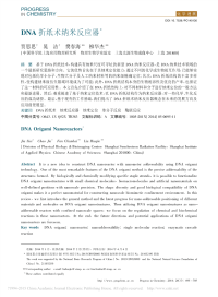 dna折纸术纳米反应器_贾思思