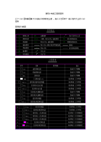 建筑水电施工图纸图例