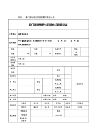 附件1厦门国际银行校园招聘求职登记表