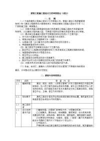 建筑工程施工图设计文件审查要点