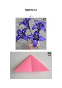 最全的花样折纸让你一次性学会