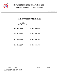 169工艺标准化转产作业流程