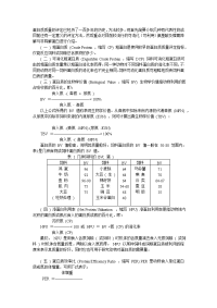 蛋白质质量的评定方法(一)