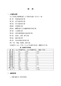 2011安装工程预算定额说明