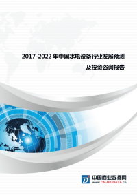 行业研究报告20172022年中国水电设备行业发展预测及投资咨询报告.docx