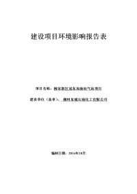 加油加气站项目环境影响报告表