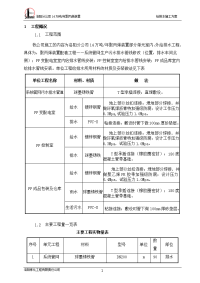 14万吨-年聚丙烯装置给排水施工方案