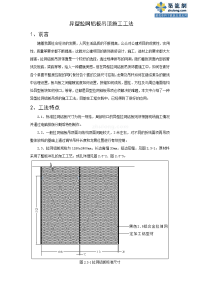 建筑装饰工程公司项目异型拉网铝板吊顶施工工法