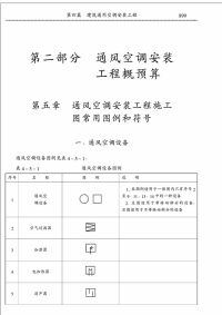 第五章 通风空调安装工程施工图常用图例和符号