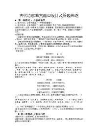 最新2017古代诗歌鉴赏答题技巧、现代文阅读鉴赏答题模式及解析及世界名著中最经典的一句话