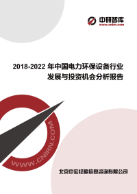 2017-2022年中国电力环保设备行业发展与投资机会分析报告.docx