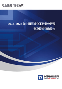 2017-2022年中国石油化工行业分析预测及投资咨询报告-.docx