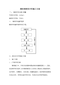 泄洪洞洞身开挖施工方案