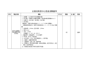 白银市疾控中心设备采购清单