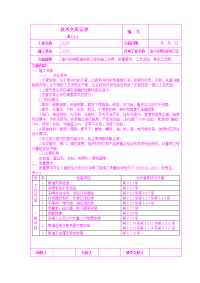 室内采暖管道安装工程技术交底